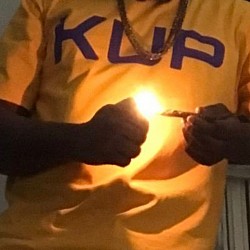 KUP yellow and purple shirt 30$